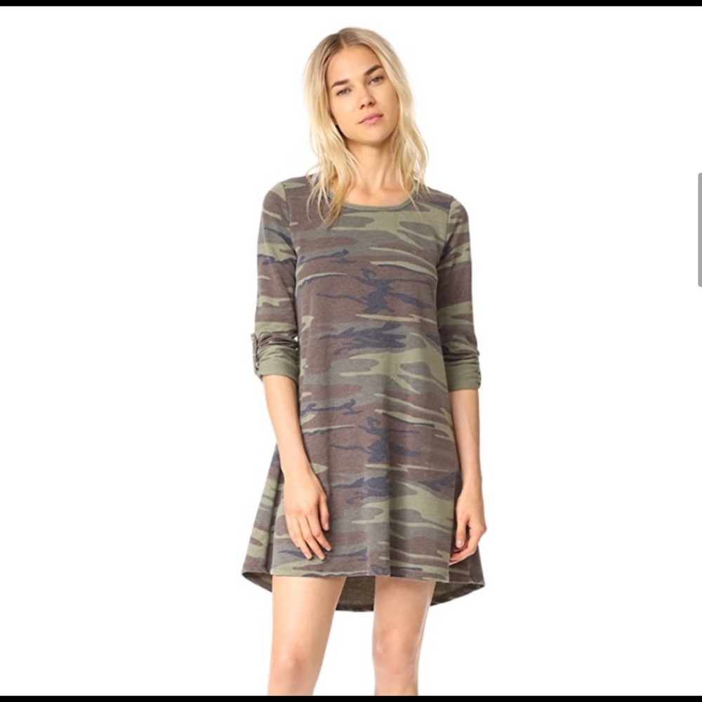 Z Supply Camo Symphony Dress Small